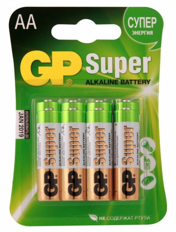 

Батарейка GP Super Alkaline AA 8 шт.