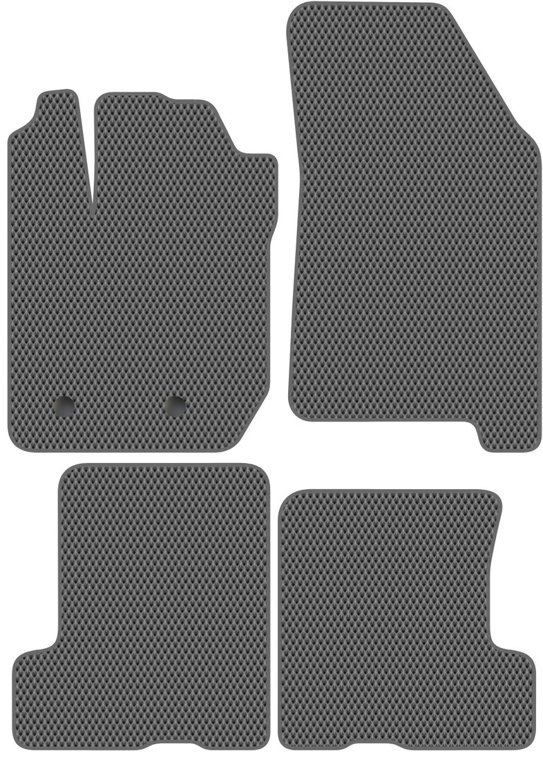 

Комплект ковриков для авто Alicosta Лада Х-рей (suv / С вещевым ящиком) 2015 - Н.В. (серый, ромб)