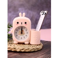 Настольные часы ILikeGift Cute Bunny HS-631-2 (розовый)