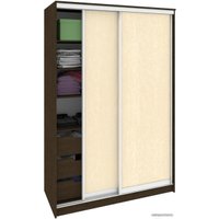 Шкаф-купе Кортекс-мебель Сенатор ШК10 Классика ДСП (венге/венге светлый)