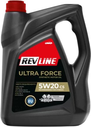 

Моторное масло Revline Ultra Force C5 5W-20 1л