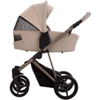 Универсальная коляска BEBETTO Pelpasso Pro (2 в 1, pro 02 kaszmir/светло-бежевая кожа)
