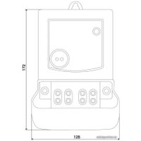 Счетчик электроэнергии Миртек 1-BY-W2-A1-230-5-60A-S-RF433/1-LOQ1V3