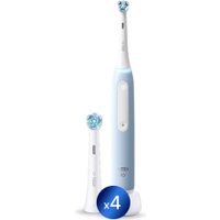 Электрическая зубная щетка Oral-B iO 3 (с насадкой Ultimate Clean 4 шт, голубой)