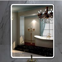  Пекам Зеркало Marta 1 80x110 marta1-80x110dcl (с подсветкой, с сенсором, часами)