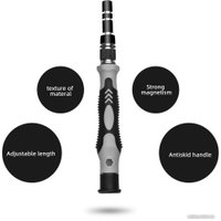 Набор отвертка с битами и головками USBTOP 557283 (115 предметов)