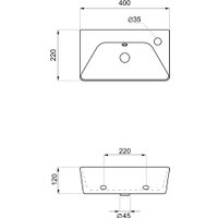 Умывальник Lavinia Boho Bathroom Sink Slim 33311055
