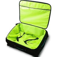 Чемодан-спиннер Galanteya 5514 25с406к45 (черный/бирюза)