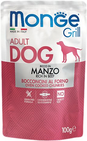 

Пресервы Monge Grill Manzo 100 г