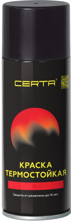 Краска Certa HS Термостойкая 800С 0.52 л (серый титан)