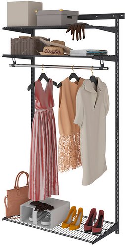 Вешалка-гардероб Практик Basic G90 (графит)