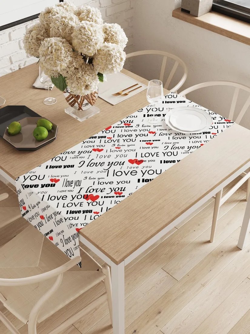 

Дорожка на стол JoyArty I love you ptt_46205