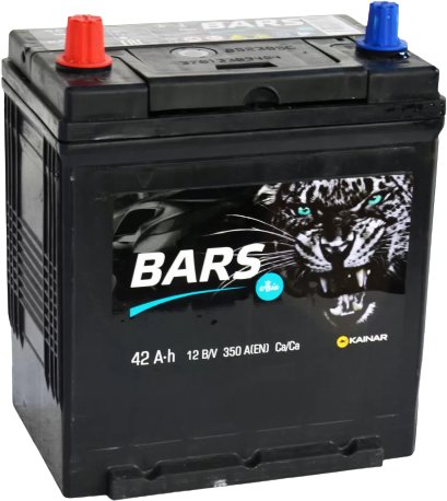 

Автомобильный аккумулятор BARS Asia 6СТ-42 Рус L+ (42 А·ч)
