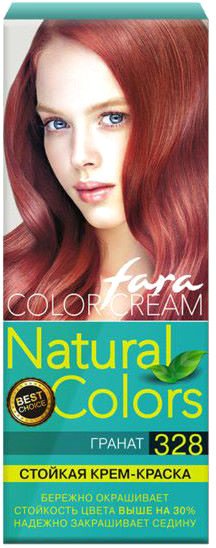 

Крем-краска Fara Natural Colors 328 гранат 50 мл
