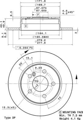 

Brembo 08A73711