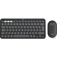 Офисный набор Logitech Pebble 2 Combo (графитовый, нет кириллицы)