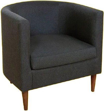 

Интерьерное кресло Mio Tesoro Бергамо 451 (темно-серый 627)