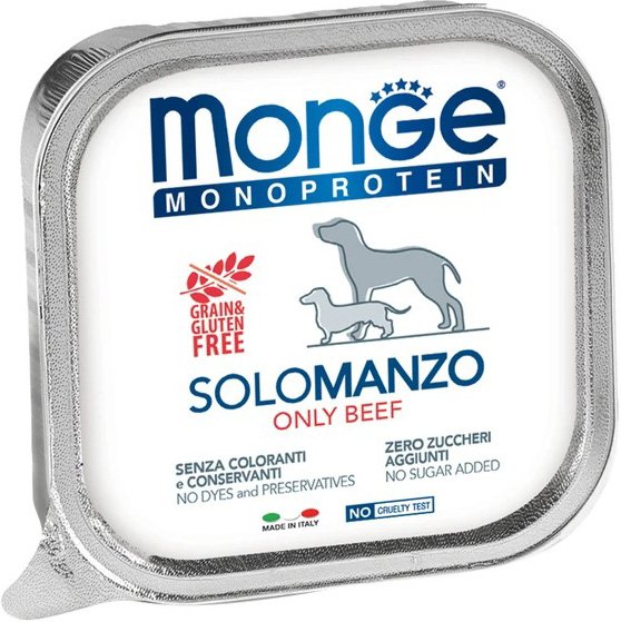 

Пресервы Monge Monoprotein паштет из говядины (150 г)