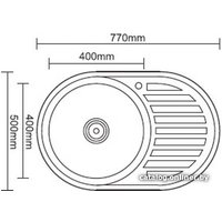 Кухонная мойка Ledeme L77750-L