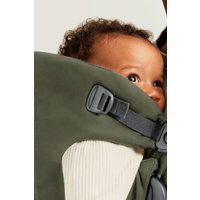 Рюкзак-переноска BabyBjorn Mini Cotton 0210.40 (woven dark green)