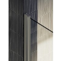 Душевая дверь MaybahGlass 198x99 MGD-445-5 (сатин стекло/хром матовый)