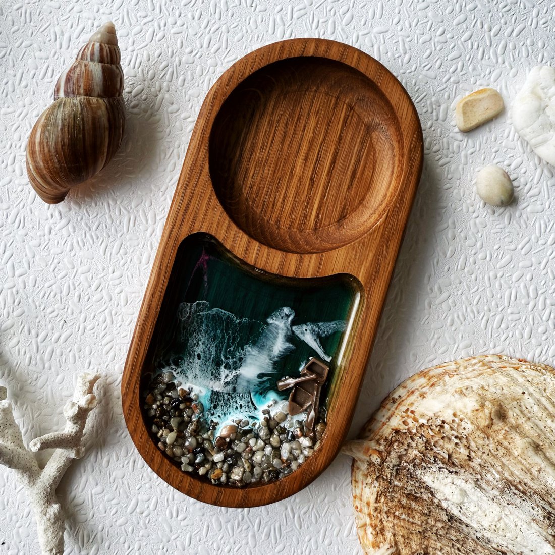 

Подставка декоративная Wood_N_Sea Лодка