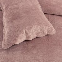 Набор текстиля для спальни Sofi De MarkO Церцея 160x220 Пок-Ц10-160х220 (пепельная роза)