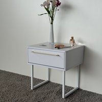 Тумба Shtabe Royal 5201 эко (белый/белый/р.золото)