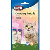Лакомство для кошек Trixie Creamy Snacks Chicken (сливочная закуска с курицей) 5x14 г