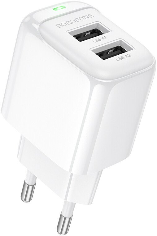 

Сетевое зарядное Borofone BAS41A (белый)