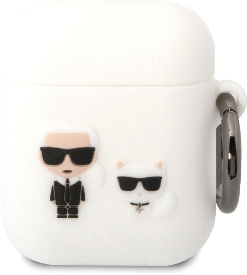 

Чехол CG Mobile Karl Lagerfeld для AirPods1/2 KLACA2SILKCW (белый)