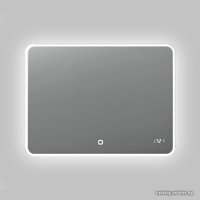  Алмаз-Люкс Зеркало с подсветкой и часами ЗП-65 80х60