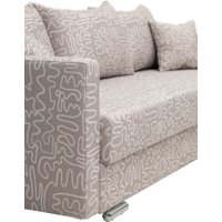 Диван Krones Эллада мод.2 (жаккард рисунок кофейно-молочный)