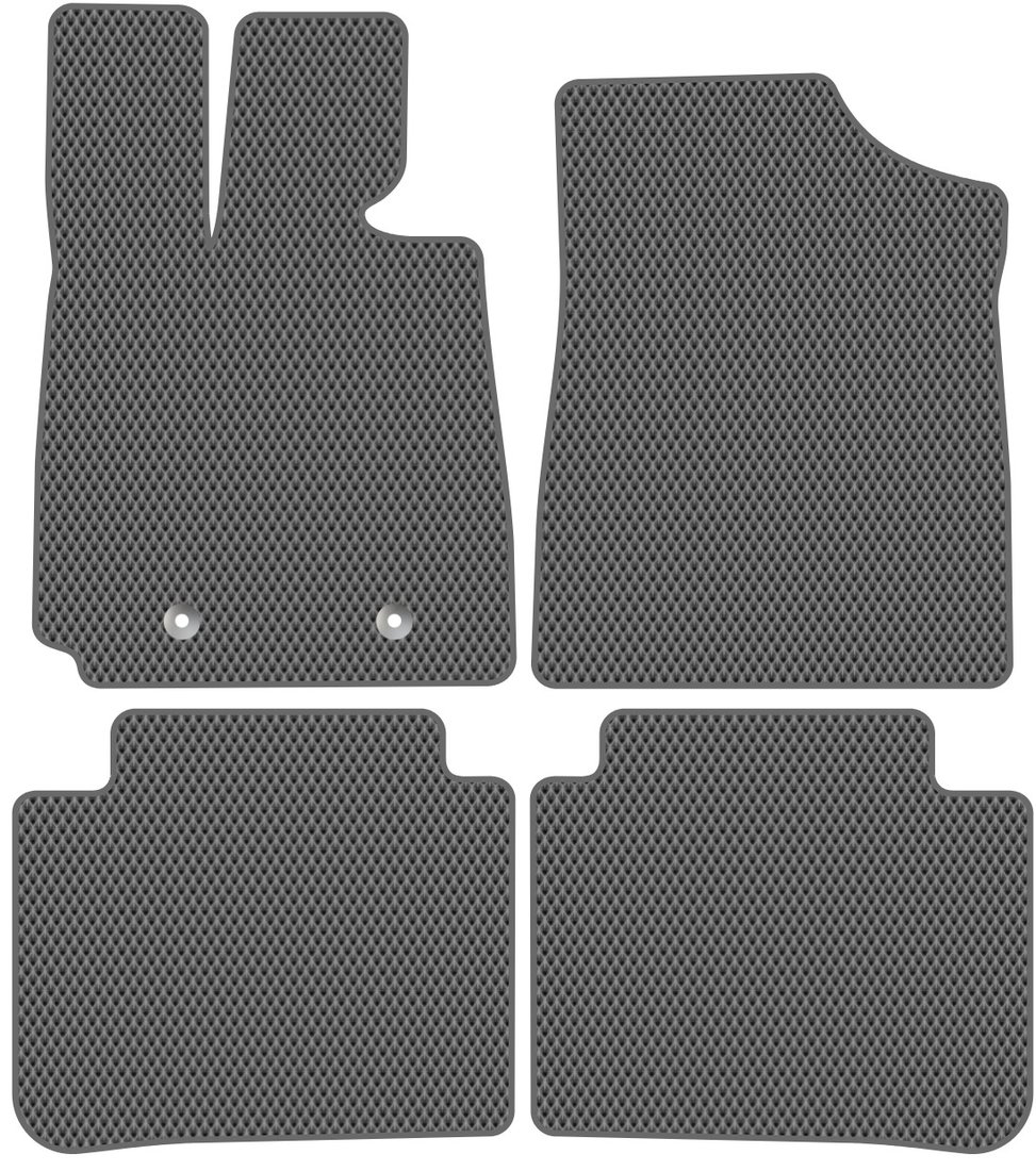 

Комплект ковриков для авто Alicosta BYD HAN I (Седан электромобиль / EV) 2020 - Н.В. (серый, ромб)