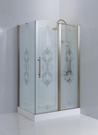 Душевой уголок Cezares GIUBILEO-AH-11-100-CP-G-L