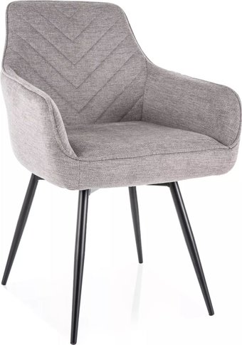 Стул с подлокотниками Signal Servio Brego 07 (серый/черный)