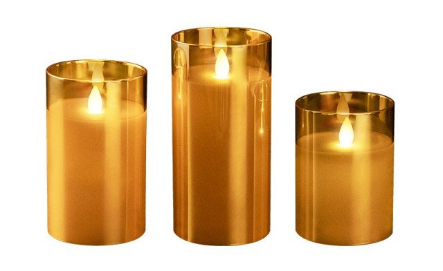 

Новогодняя свеча Фаza Свечи CL7-SET3-gd (желтый)