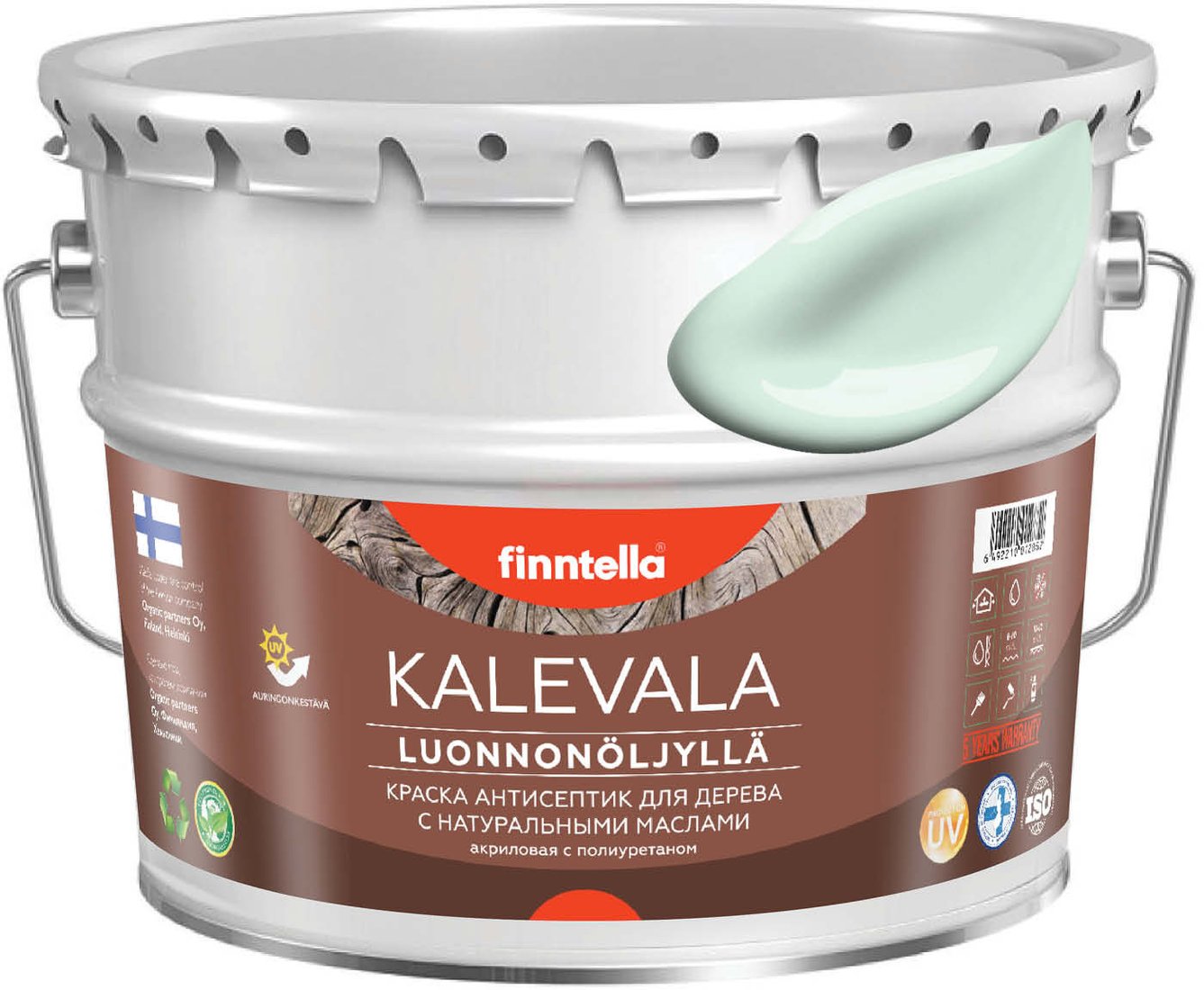

Краска Finntella Kalevala Lintu F-13-1-9-FL040 9 л (бирюзовый)