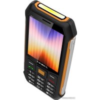 Кнопочный телефон TeXet TM-D412 (черный/оранжевый)