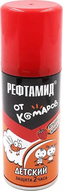 

Средство от насекомых Рефтамид Baby (детский) 100 мл