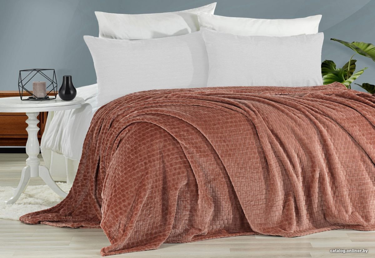 Плед Karven Super Soft Melinda Евро 200x220 Р 942 (сухая роза)