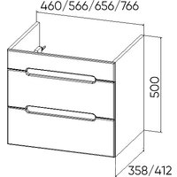  Viant Тумба под умывальник Марсель Como 70 VMAR70CO-T2YP