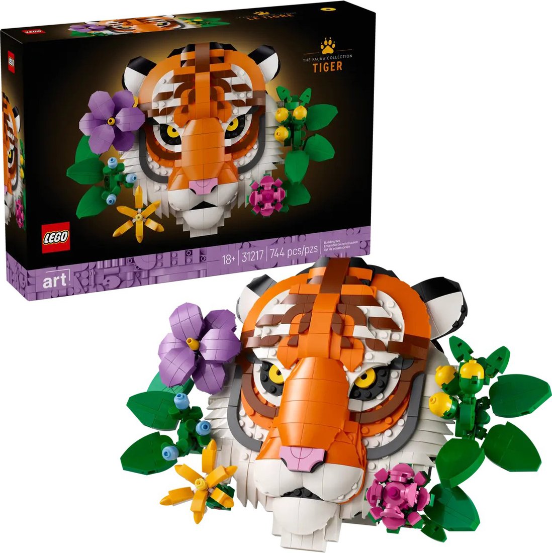 

Конструктор LEGO Art 31217 Коллекция «Фауна» - Тигр
