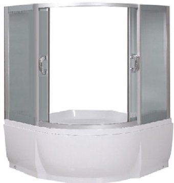 Стеклянная шторка для ванны River Eger 135 МТ