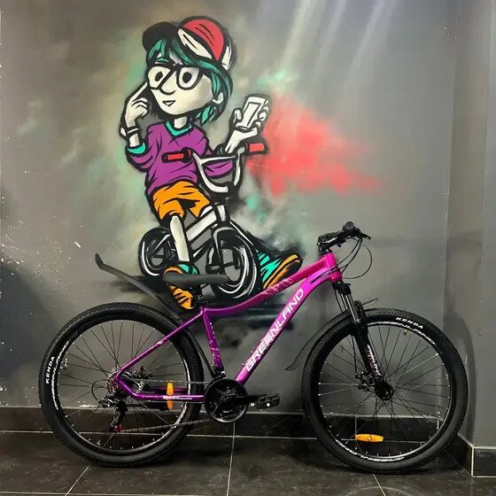 

Велосипед Greenland Demetra 27.5 Pro р.16.5 2026 (фиолетовый)