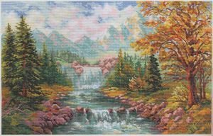 

Набор для вышивания Алиса Горный водопад 3-09