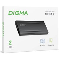 Внешний накопитель Digma MEGA X DGSM8002T2MGG 2TB в Витебске