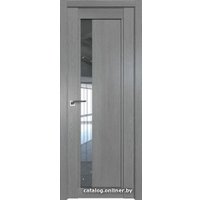 Межкомнатная дверь ProfilDoors 2.71XN L 70x200 (грувд серый/стекло прозрачное)