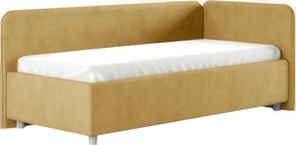 

Кровать-тахта Сонум Capri R 90x200 (замша горчичный)
