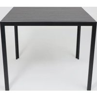 Садовый стол AksHome Sicily 90x90x73 (сталь-черная/черный)